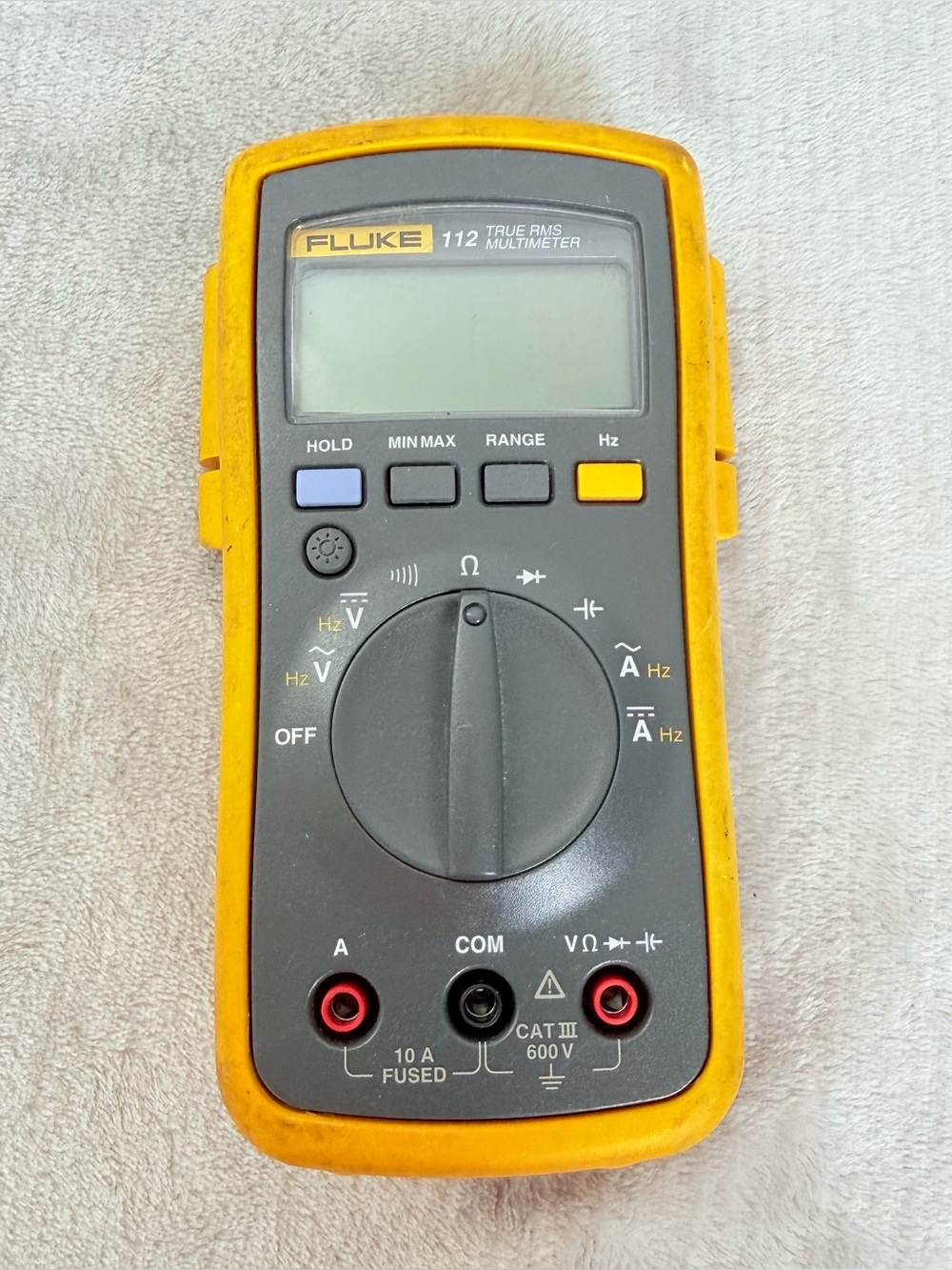 Fluke 112 True RMS Digital Multimeter Untested AS-IS Parts/Repair No Leads